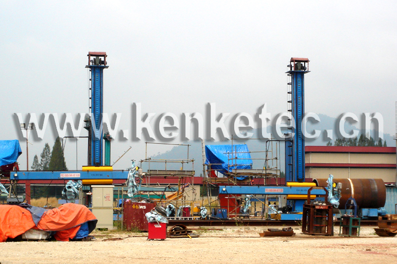 焊接操作機國外用戶現(xiàn)場